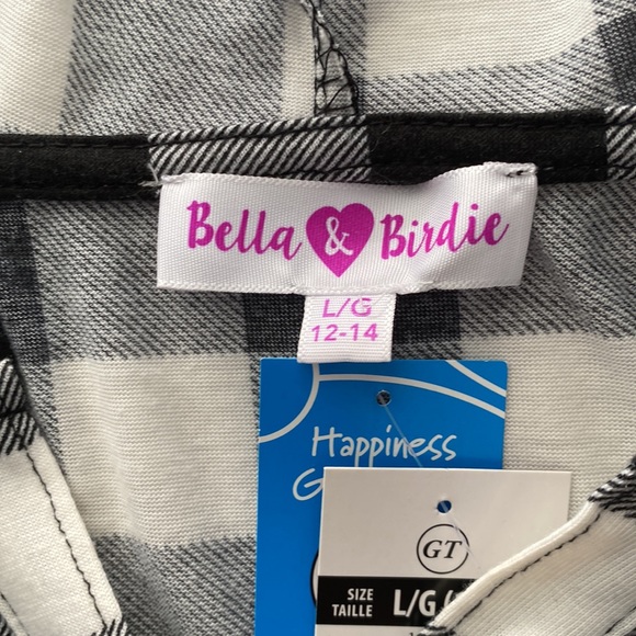 Girls Checkered Long Sleeve - Picture 3 of 4